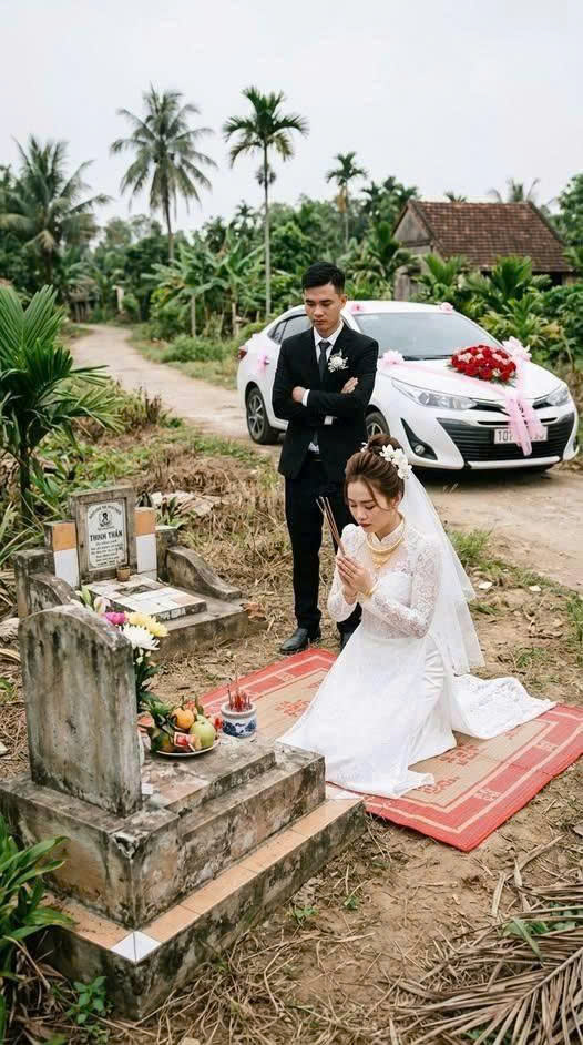 Về nhà chồng mới, cô dâu ghé thăm nghĩa trang chồng cũ: Tài xế kể điều kinhhoàng!